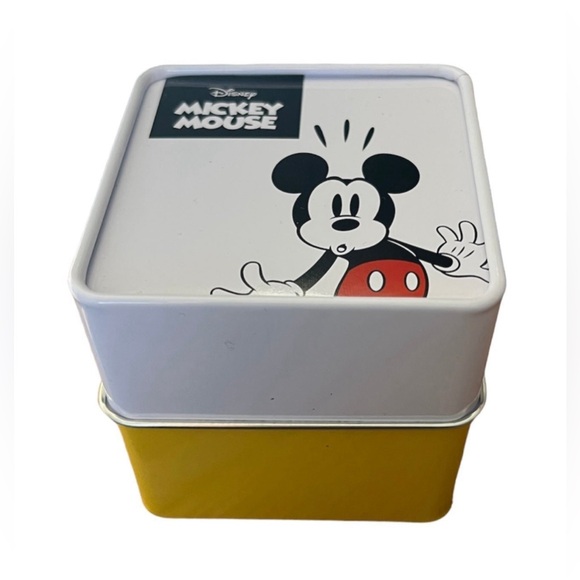 Disney Kids' MK1239 Time Teacher Mickey Mouse Watch with Red Rubber Strap - Picture 3 of 4